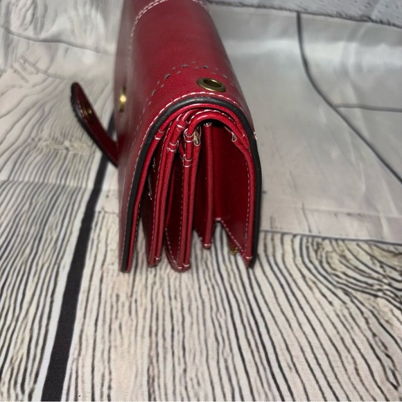 Women's Large Capacity RFID Blocking Luxury Genuine Leather Clutch Wallet - Picture 5 of 12